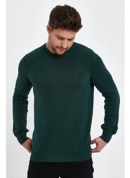 Alexander Gardi Crew Neck Green Knitted Sweater  - Image 4