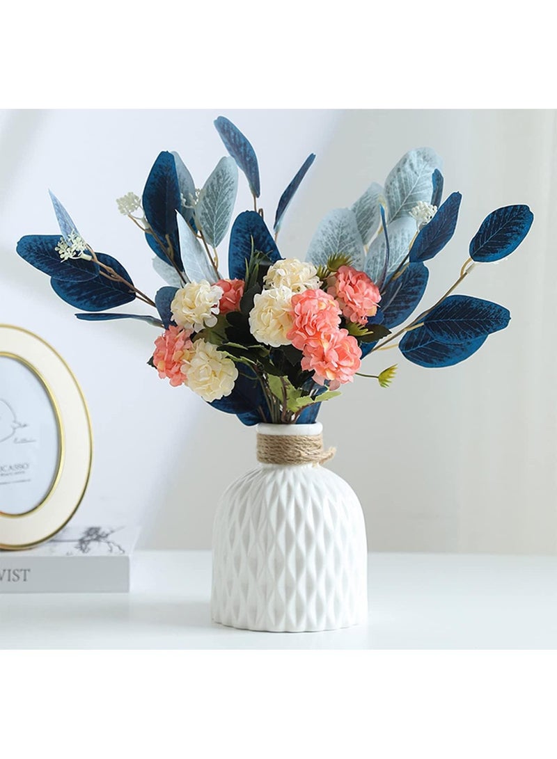 Y&D 12*15cm Modern Minimalist Living Room Creative Dining Table Coffee Table Home Decoration White Ceramic Vase - Image 2