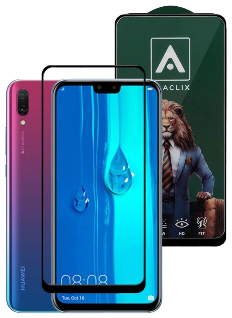 ACLIX Antistatic ESD Dustproof Premium Quality High Definition Tempered Glass Screen Protector Designed For Huawei Y9 (2019) - Image 1
