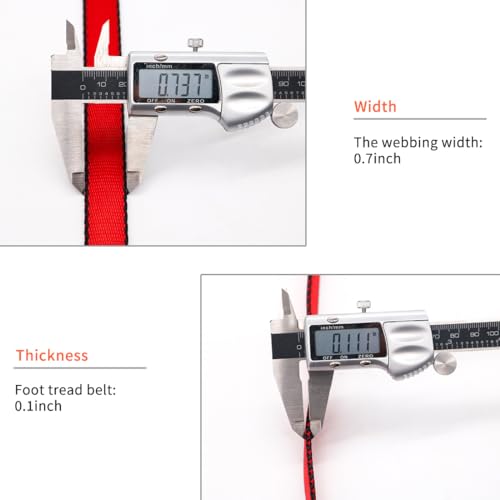 NewDoar 16mm Climbing Sling UIAA CE Certified,23KN EN566 Certified,Climbing Utility Cord Rock Climbing,Creating Anchors System,Rappelling Gear,Perfect for Tree Work(Red 48" 3pcs) - Image 4