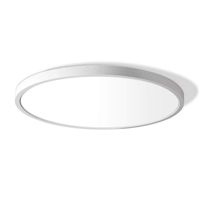 LightingWill LED Flush Mount Ceiling Light Fixture, 2800K Warm White,3200LM, 12 Inch 24W, - Image 1