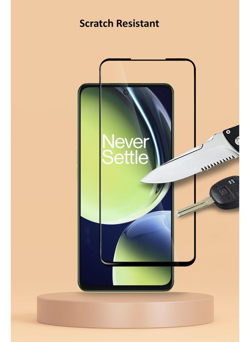 Techie Full Cover 9H Hardness HD Tempered Glass Screen Protector for OnePlus Nord CE 3 Lite - Anti-Scratch, Anti-Fingerprint, and Bubbles Free Technology - Image 4