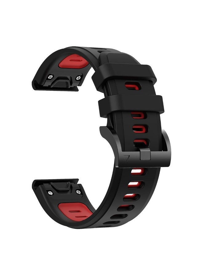 22mm 26mm Silicone Strap For Garmin Fenix 7 7X 6 6X 5 5X Quick Fit Watchband for Garmin Fenix 3/3 HR/3 Sapphire Smart Watch Band