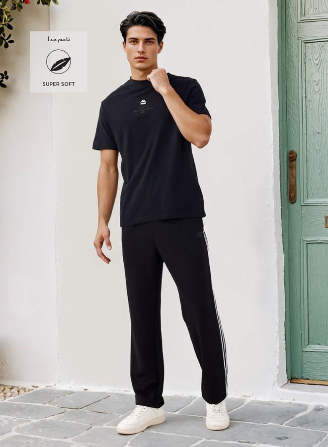 كابا تيشيرت بياقة دائرية وطبعة شعار كابا - Image 2