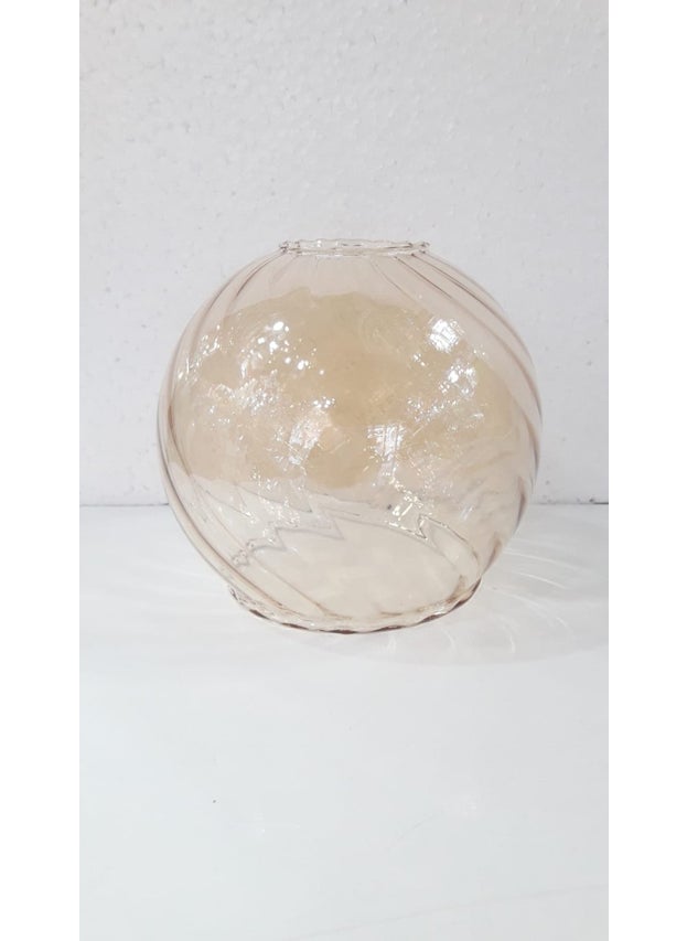 Chandelier Glass Ball Honey Color E27 (length 12 cm - diameter 12 cm)