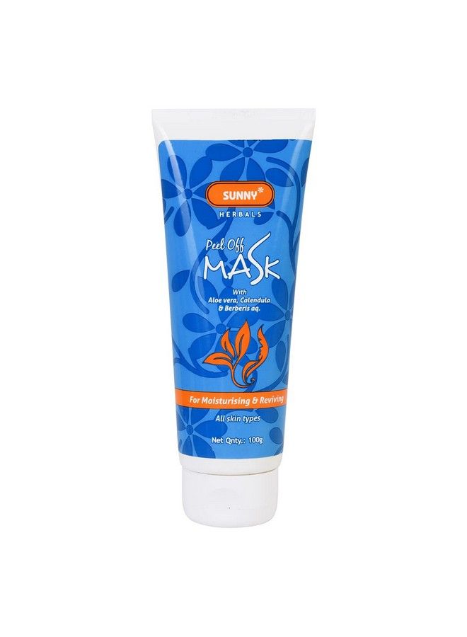 Sunny Peel Off Mask With Aloevera Calendula & Berberis ; Peels Away Deep Seated Dirt & Impurities Exfoliates Dead Skin Cells & Clogged Pores ; Nourished Toned & Glowing Skin ; For Women 100Gm - Image 1