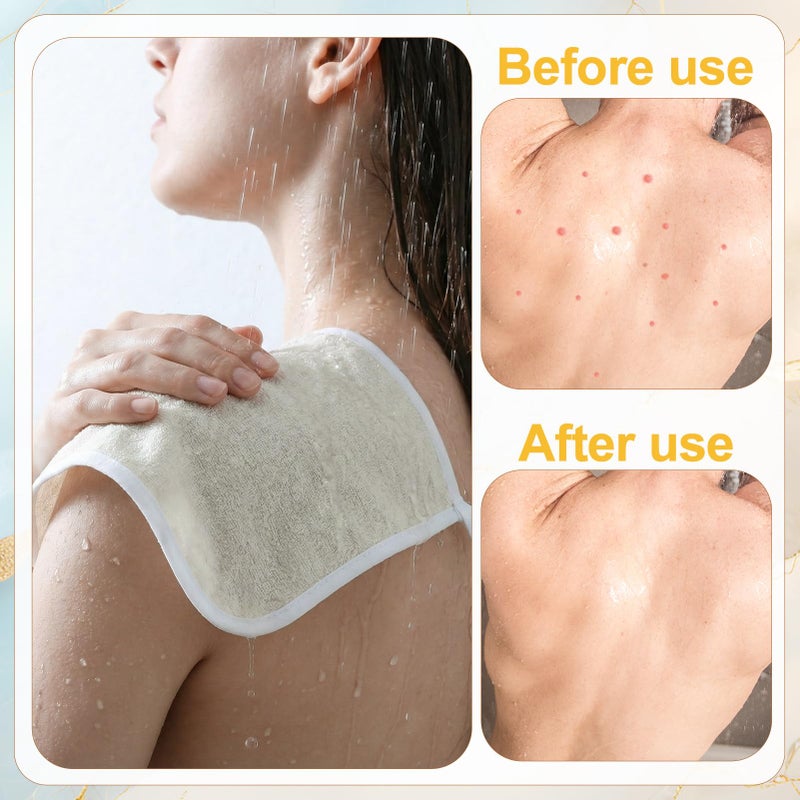 ZhouBoat 9 Pcs Nylon Exfoliating Wash Cloths Set Soft Dual Sided Body Face Towels Kitchen Dish Scrubber Reusable Bath Spa Towel for Women Men Travel 8.7 x 10.2 Inch - Image 5