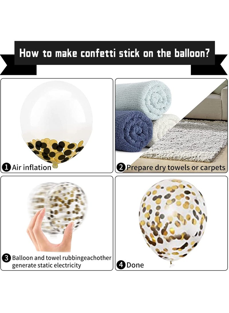 أسود والذهب بالون قوس عدة ، مجموعة اكليلا من الزهور بالون الذهب والأسود ، وتزيين لحفل عيد ميلاد التخرج عيد الأب - Image 5