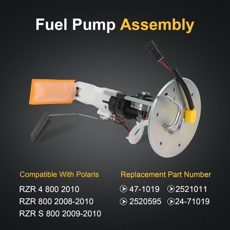 RALZAOTO مجموعة مضخة الوقود RALZAOTO 47-1019 لسيارات بولاريس RZR 800 / RZR S 800 و RZR 4 800 (2008-2010) - Image 2