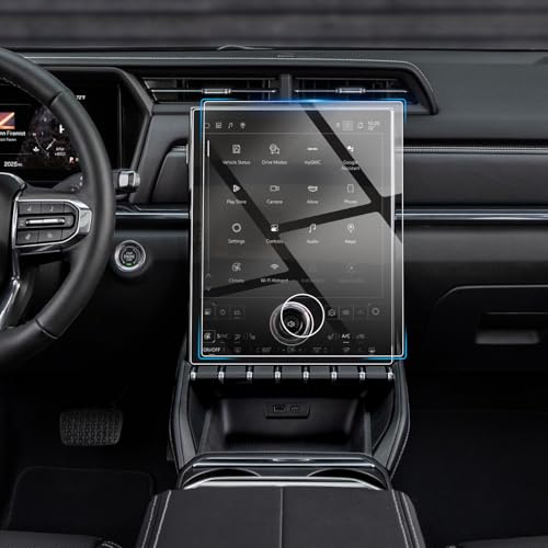 Moonlinks 2PCS Tempered Glass Screen Protector 15 Compatible with 2024 2025 2026 GMC Acadia ElevationAT4Denali 15Inch 9H Hardness Navigation Touchscreen Protector for 2024 Acadia - Image 1