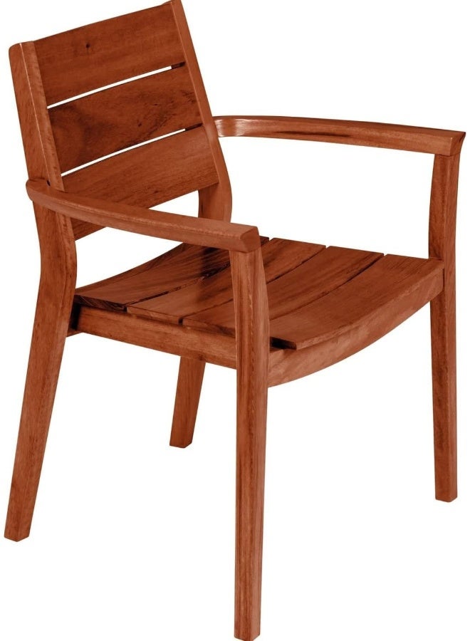 TRAMONTINA Since 1911,Made in Brazil-  Toscana Wooden Chair with arms- furniture - Image 1