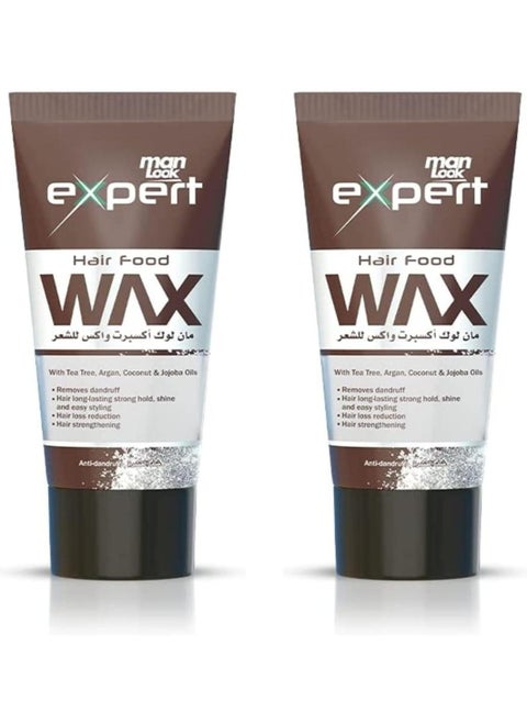 Two Pieces Of Hair Food Wax Anti Dandruff 50x2 g