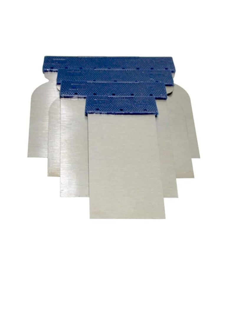 روبستلاين مجموعة سكاكين المعجون من Robustline دريوال فولاذية مربعة 50 ، 80 ، 100 ، 120 مم ، 4 قطع - Image 1