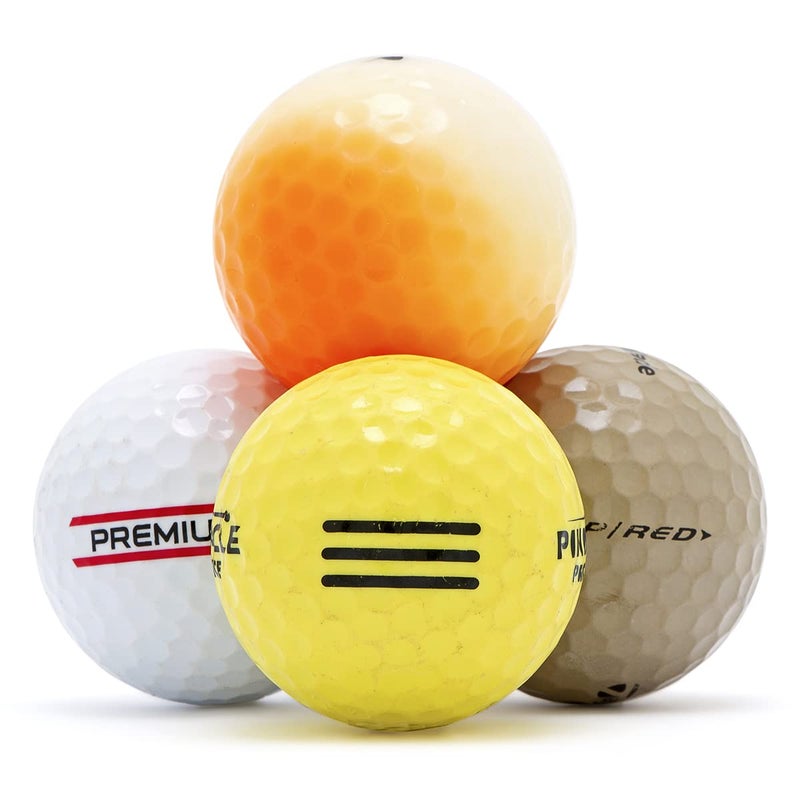 Bastex 50 Recycled Golf Balls for Men - Hit-Away Bulk Used Golf Balls - Ideal for Practice & Range Sessions - Mixed Variety Shag Balls in Mesh Carry Bag - Image 4
