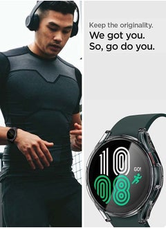 Spigen Ultra Hybrid Screen Protector Case Cover For Samsung Galaxy Watch 5 40mm - Crystal Clear  - Image 3