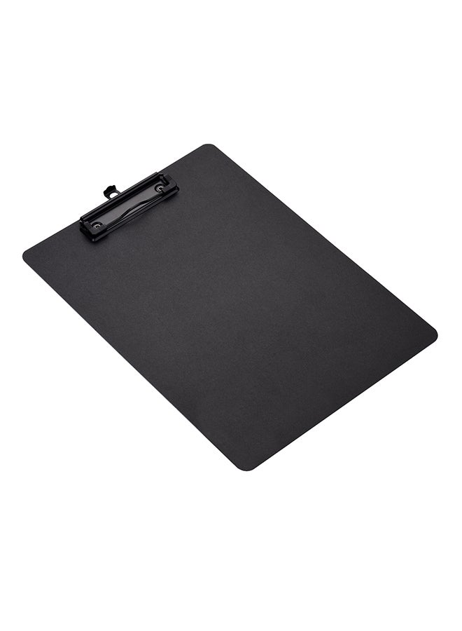 A4 Size Plastic Clipboard Writing Pad Black - Image 2