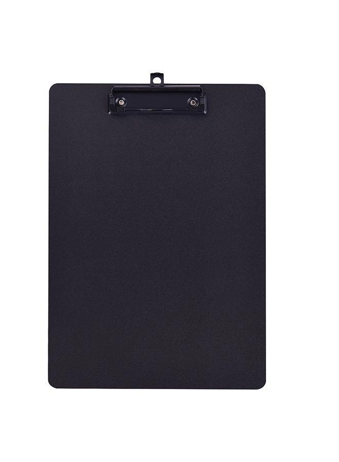 A4 Size Plastic Clipboard Writing Pad Black - Image 1