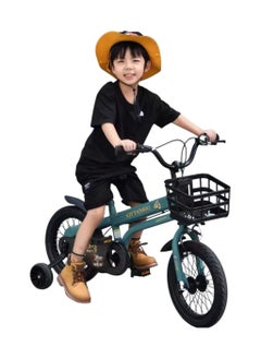 Star Kids 14 Inch Kids Bike for Boys and Girls with Basket and Training Wheels (Sky Blue)  - Image 2