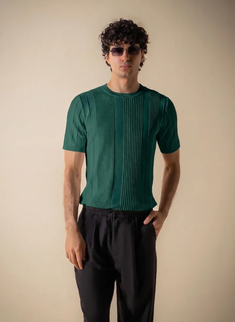 شايبس VERTICAL TEXTURED T-SHIRT