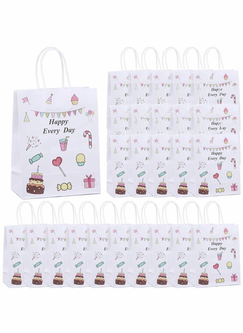 25 Pack Small Natural Paper Gift Bags with Handles Bulk, Kraft Bags for Birthday Party Favors Grocery Retail Shopping Business Goody Craft Bags Cub 15x8x21cm(Happy Every Day) - pzsku/Z0DCC045AF841411C5B7FZ/45/_/1691733999/cb35a618-807c-4d6f-8ded-71c1a52ff6c9