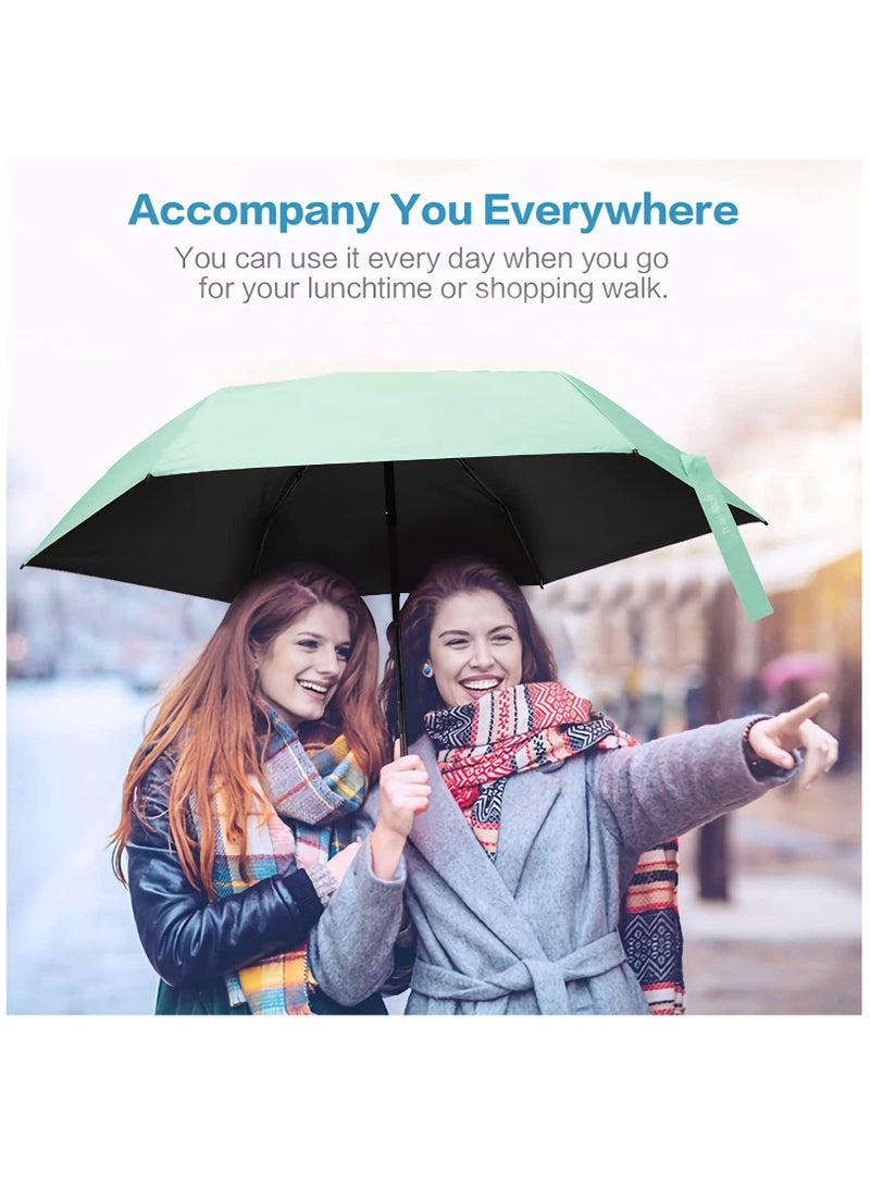 KASTWAVE Mini Windproof Folding Travel Umbrella - Compact, Lightweight Parasol with 95% UV Protection for Sun and Rain, Ideal for Men and Women, Stylish and Portable. - Image 5