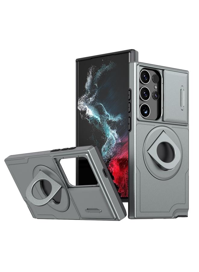اس-توب جراب لهاتف Samsung Galaxy S23 Ultra 5G Camshield MagSafe Ring Holder Armor جراب هاتف - Image 1