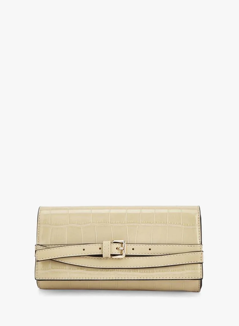 Textured Crossbody Bag With Detachable Strap