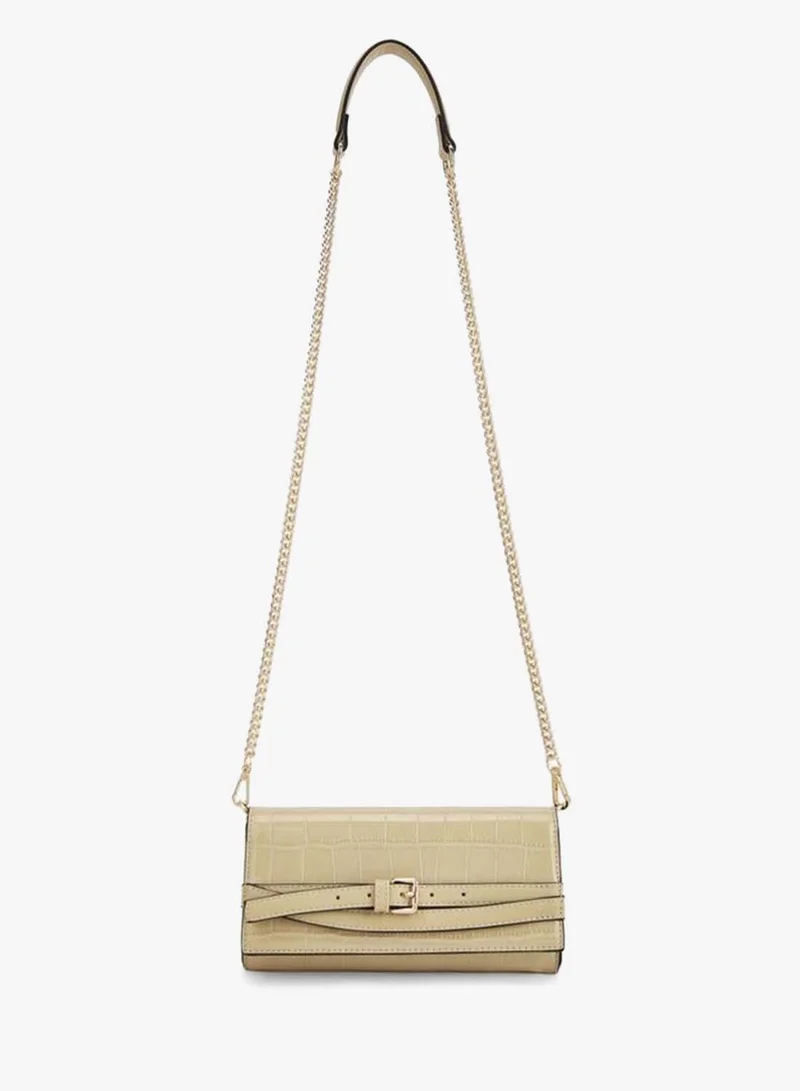 Celeste Textured Crossbody Bag With Detachable Strap