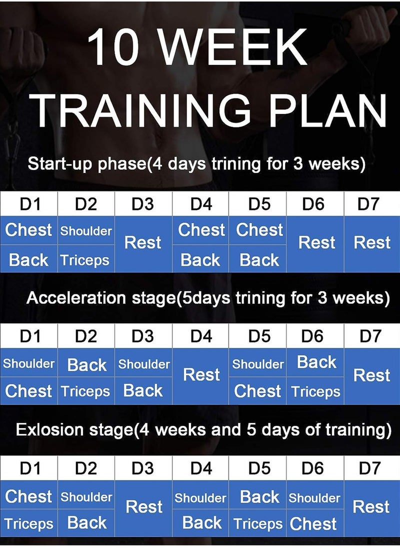 EHOME - Portable Multifunctional Push-up Board Set With Handles Foldable Fitness Equipment For Chest Abdomen Arms And Back Training - Image 1