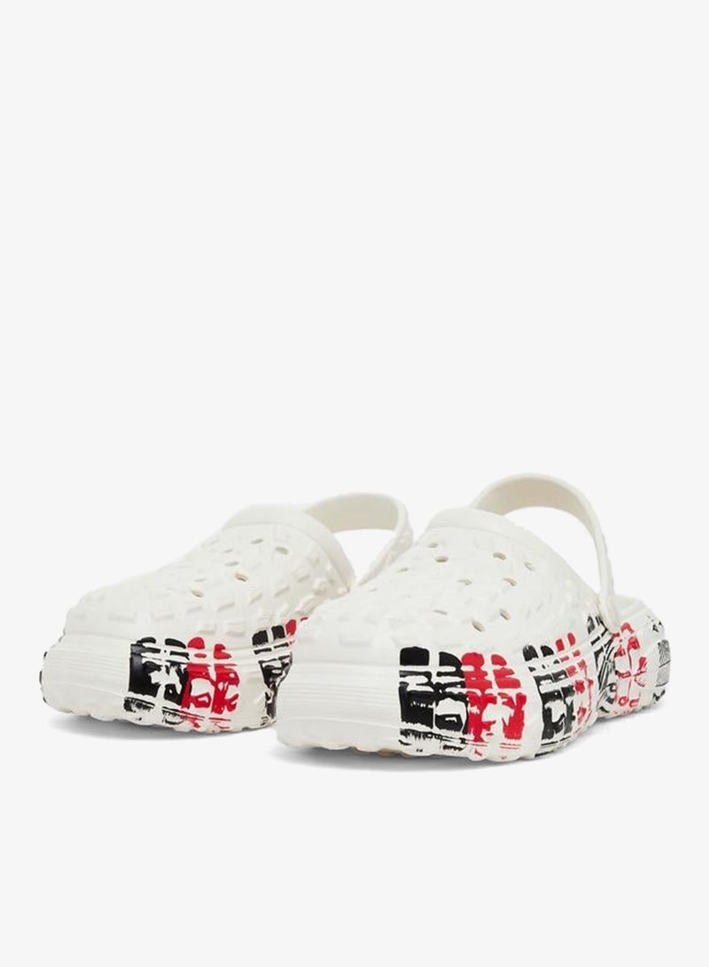 Styli Printed Rugged Sole Strapped Clogs - Image 3