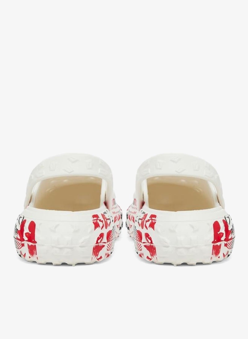 Styli Printed Rugged Sole Strapped Clogs - Image 5