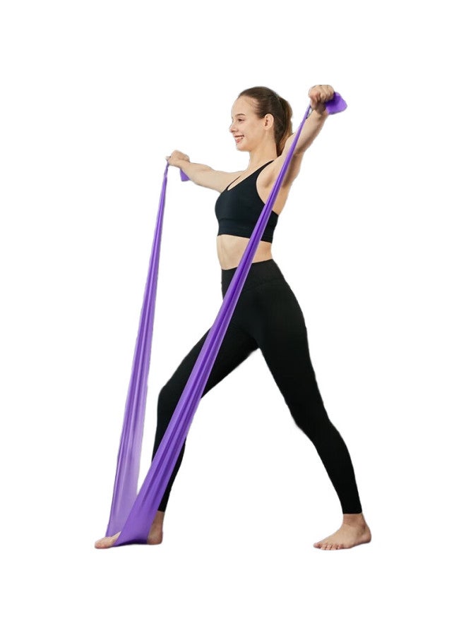 Dweck Elastic Band, Yoga Resistance Band For Men And Women, Fitness Resistance Band, Exercise Stretching Band, Purple, 18 Pounds - Image 3