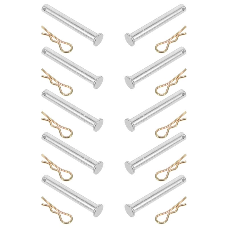 Ciieeo 10pcs Scaffolding Coupling Pins Locking Insert Pins with Hole 10mm Diameter 70mm Length Scaffold Hardware for Construction and Building Supplies - Image 1