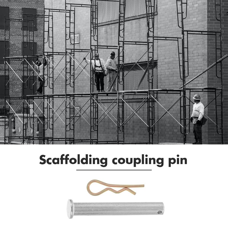 Ciieeo 10pcs Scaffolding Coupling Pins Locking Insert Pins with Hole 10mm Diameter 70mm Length Scaffold Hardware for Construction and Building Supplies - Image 3