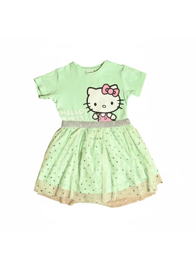 Hello Kitty  Mint Tulle Dress for Women | Best Price UAE