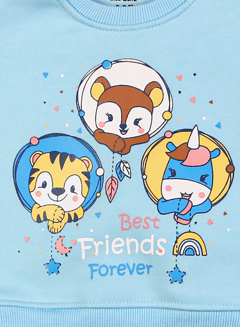 زيركون بيجامة شتوي لحديثي الولادة - 1263 - Image 2