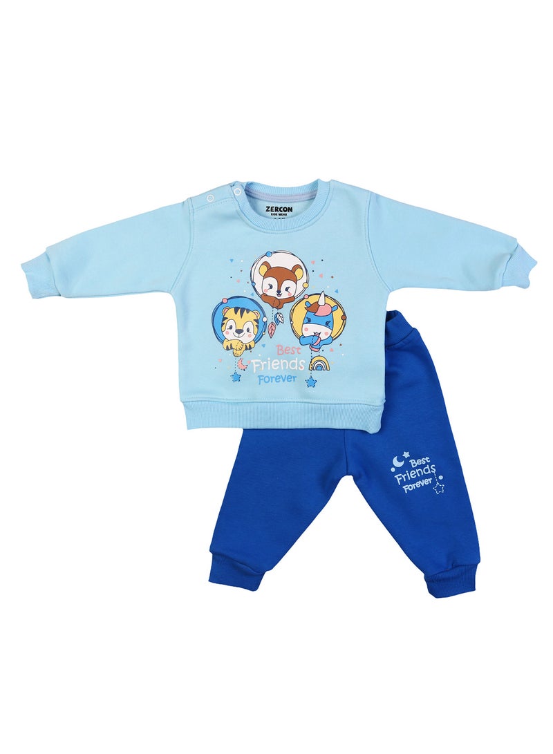 زيركون بيجامة شتوي لحديثي الولادة - 1263 - Image 1