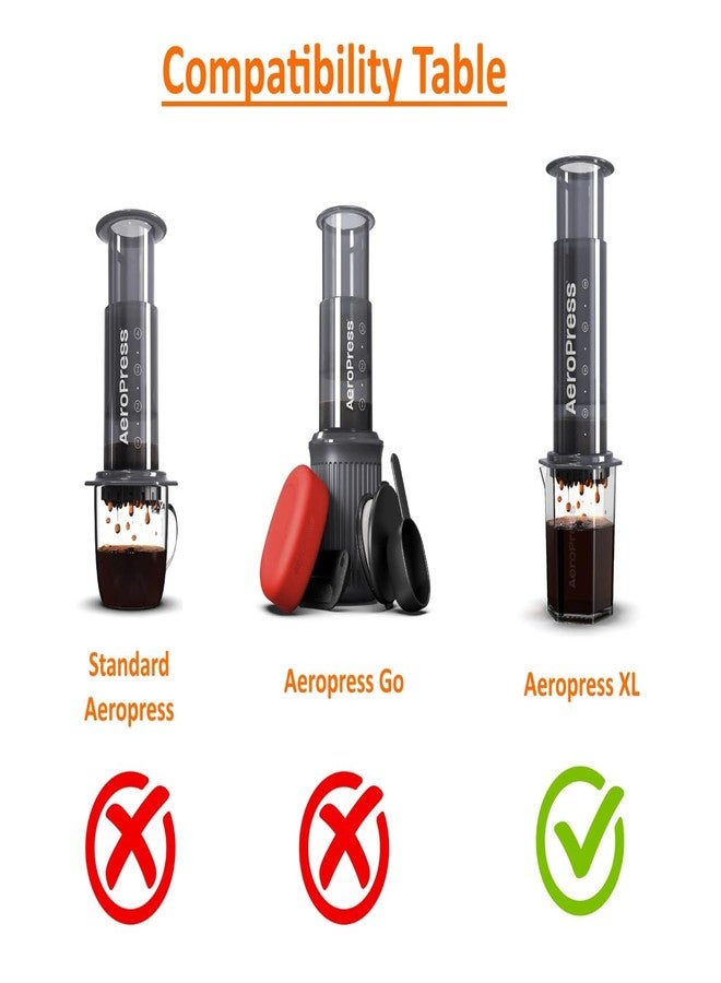 2POUR ٤٠٠ فلتر - متوافق مع AeroPress XL - فلاتر قهوة ورقية غير مبيضة قابلة لإعادة الاستخدام، بديل طبيعي ونباتي - كمية محدودة من المخزون القديم، لذا السعر أقل - Image 3