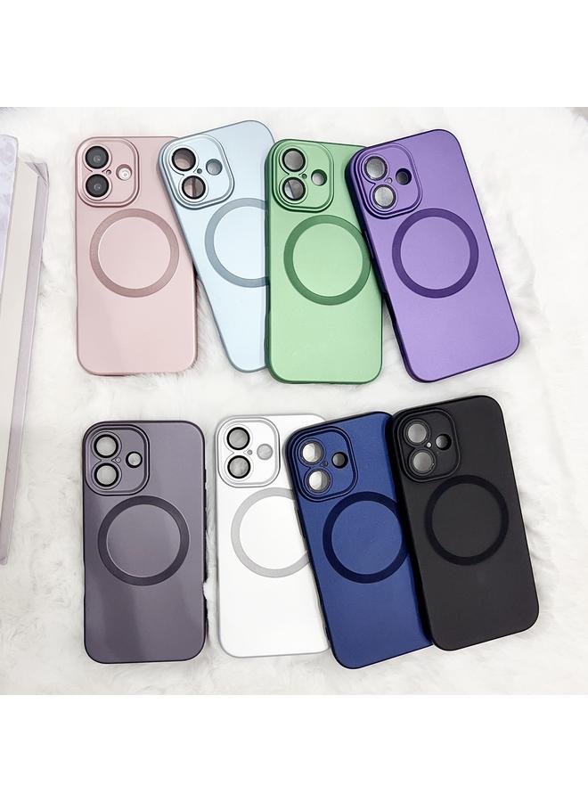 S-TOP Case For iPhone 14 Metallic Paint CD Texture MagSafe TPU Phone Case - Image 3