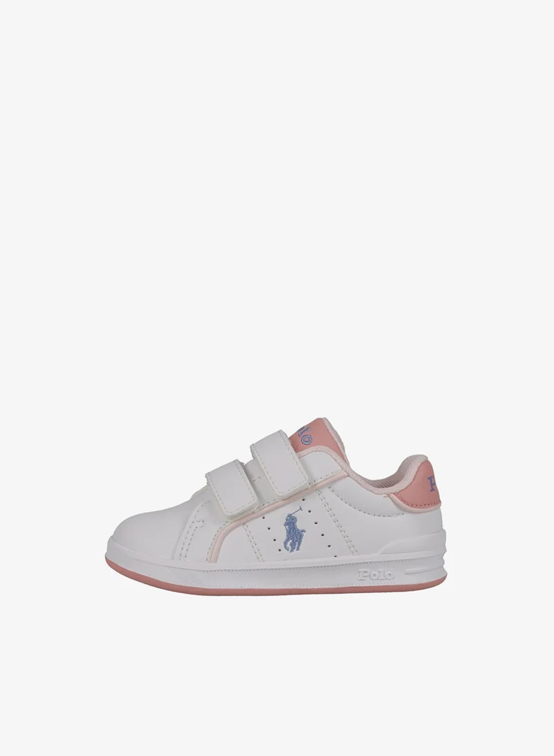 POLO RALPH LAUREN HERITAGE COURT III EZ Logo Embroidered Velcro Sneakers