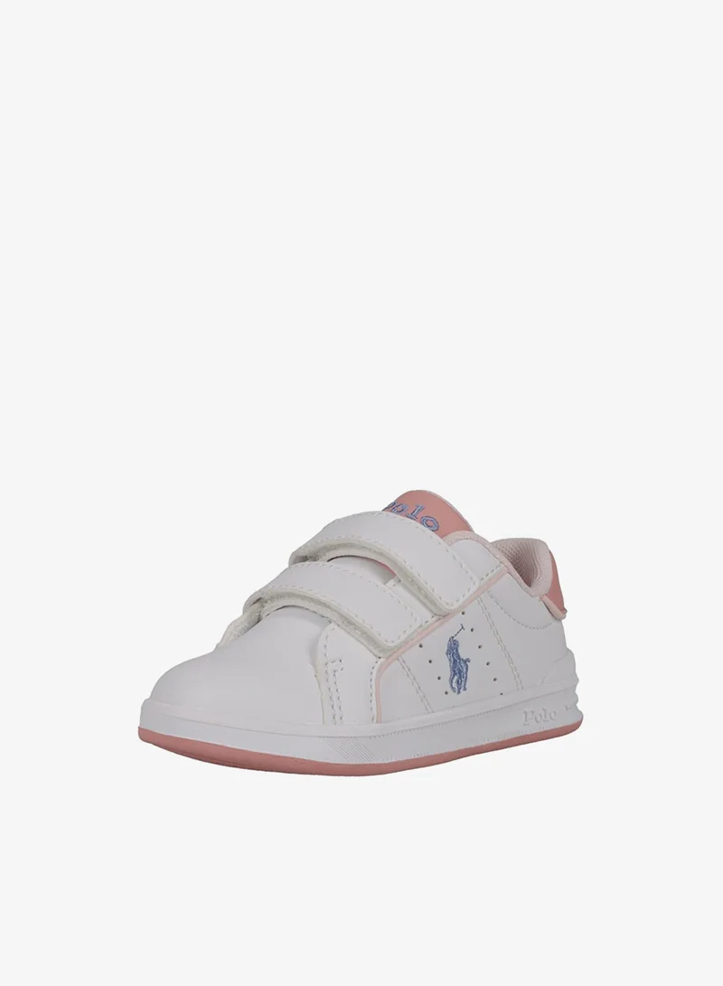 POLO RALPH LAUREN HERITAGE COURT III EZ Logo Embroidered Velcro Sneakers