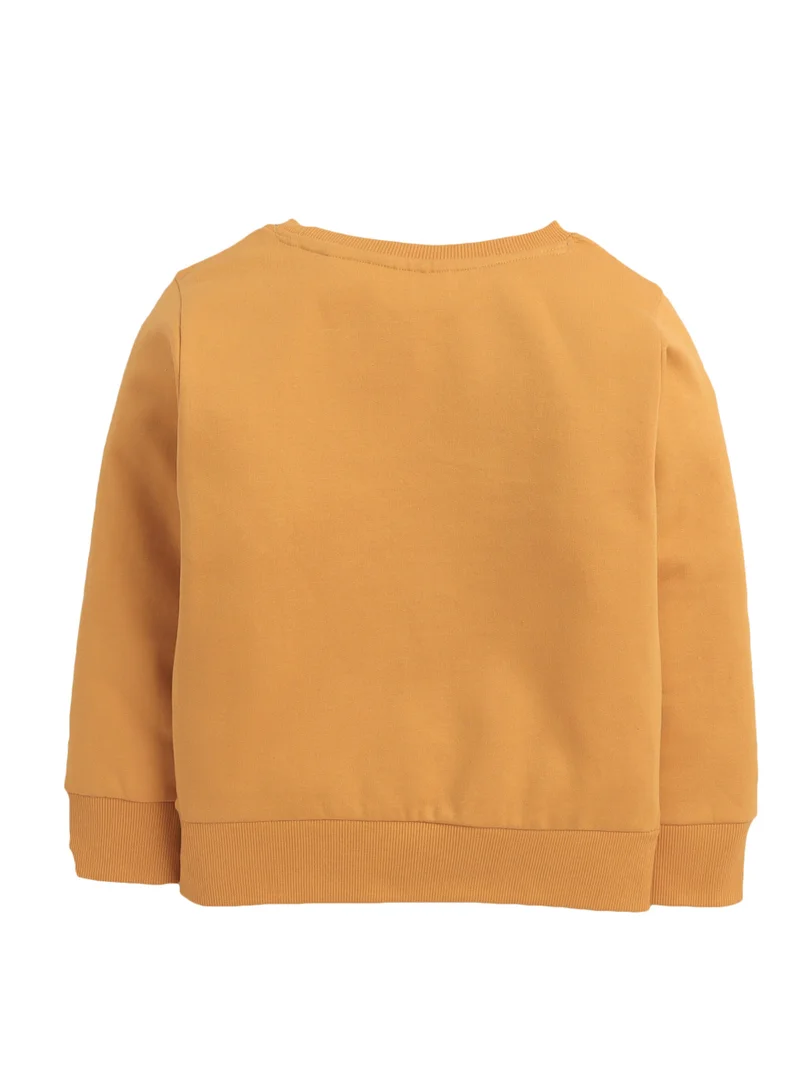 victor and jane Boys' Mustard Yellow "Athletic Dept. 1986" Graphic Sweatshirt