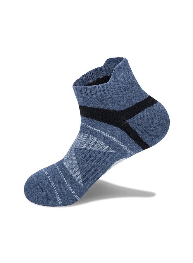 Tfo Compeion-level Outdoor Sports Socks Elastic Shock-absorbing Hiking Mountaineering Running Socks A211 Men's Blue - Image 2