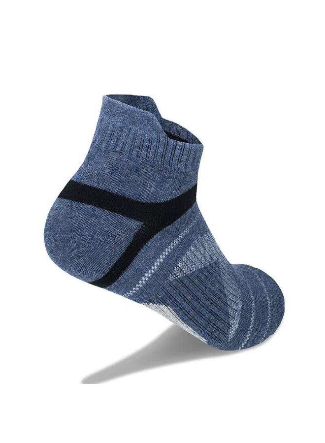 Tfo Compeion-level Outdoor Sports Socks Elastic Shock-absorbing Hiking Mountaineering Running Socks A211 Men's Blue - Image 3