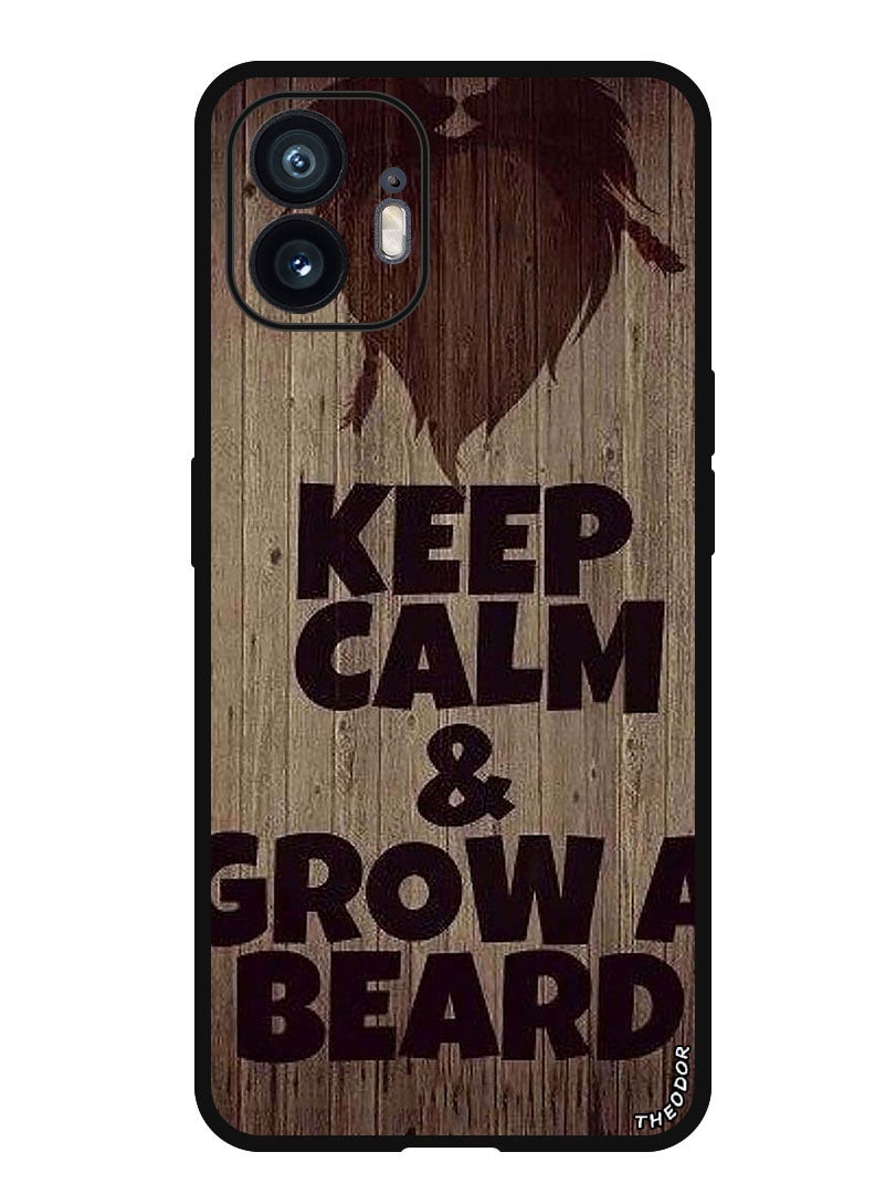 Theodor Protective Case Anti Scratch Shock Proof Bumper Cover For Nothing Phone (2) Keep Clam & Glow Bread - Image 1