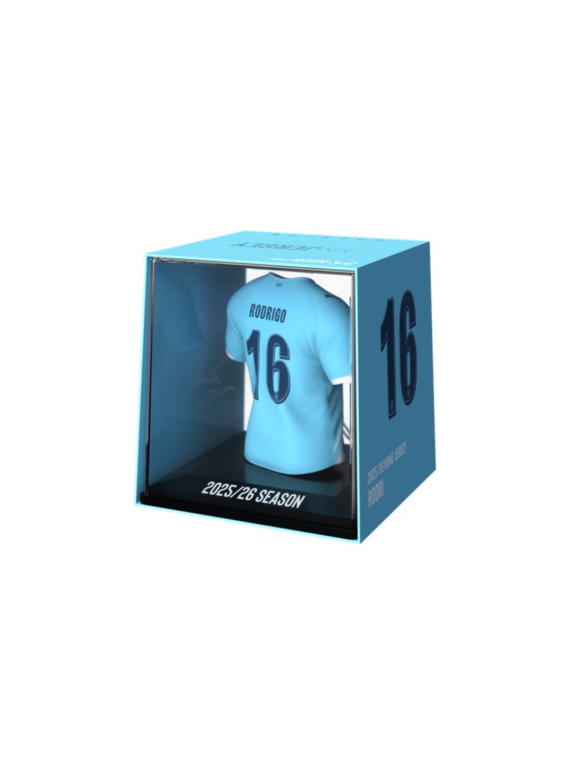 Splink - Rodri  ( Man City ) -  Home  Jersey Display Case, Official Licensed Collectible - Image 2