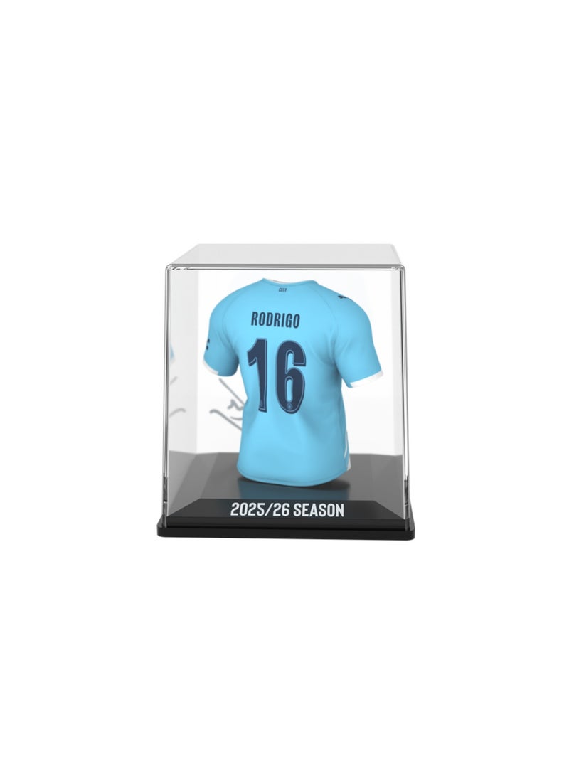 Splink - Rodri  ( Man City ) -  Home  Jersey Display Case, Official Licensed Collectible - Image 4