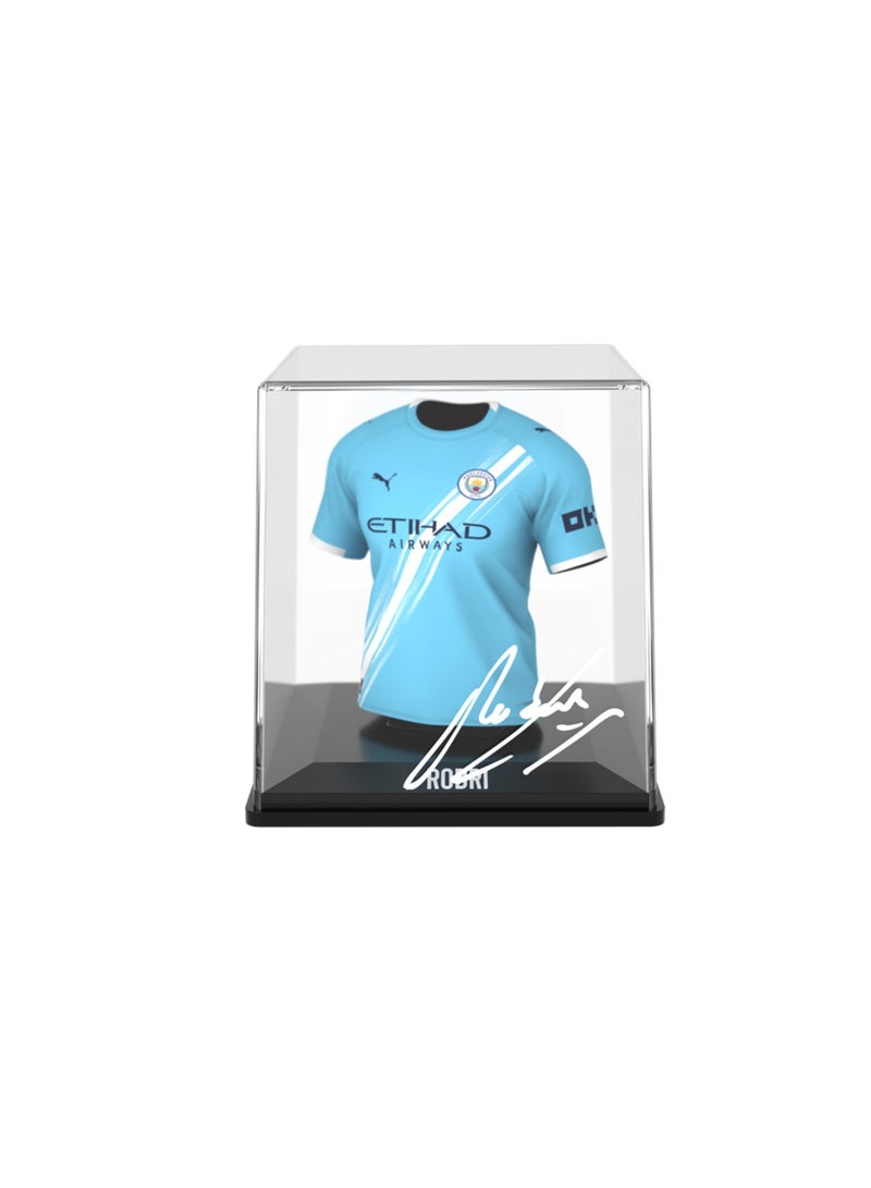 Splink - Rodri  ( Man City ) -  Home  Jersey Display Case, Official Licensed Collectible - Image 3