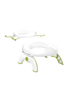 svk dream 2 In 1 Go Potty Outdoor Travel Potty And Toilet Seat Trainer Ring Baby Toilet Seat (White)  - Image 3