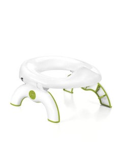svk dream 2 In 1 Go Potty Outdoor Travel Potty And Toilet Seat Trainer Ring Baby Toilet Seat (White)  - Image 1